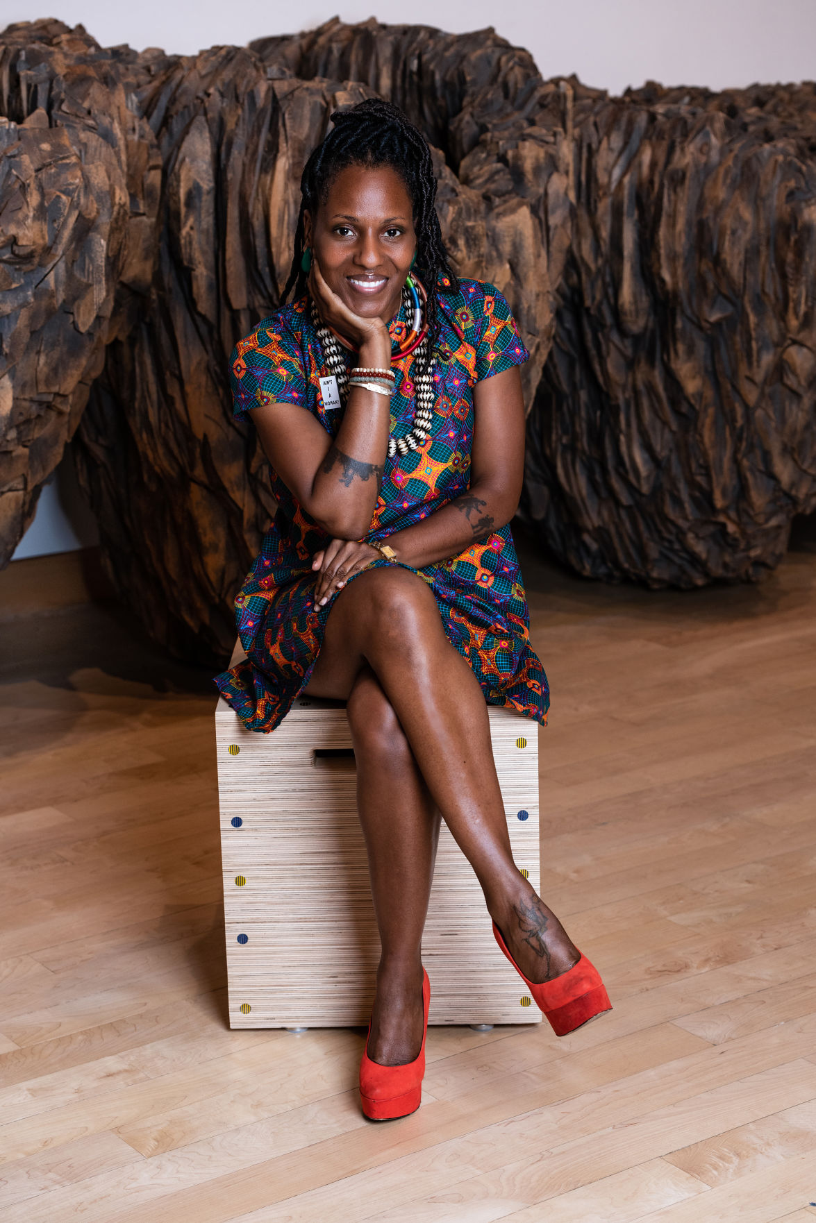 Fatima Laster seated
